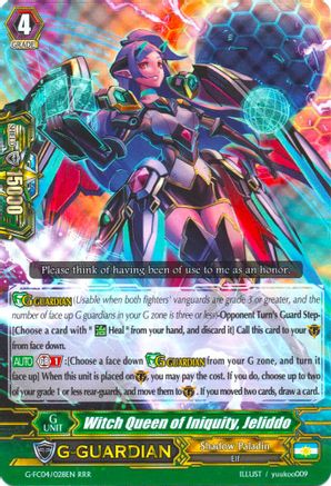 Witch Queen of Iniquity, Jeliddo (G-FC04/028EN) - Fighters Collection 2017