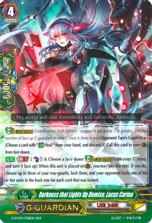Darkness that Lights Up Demise, Lacus Carina (G-FC04/038EN) - Fighters Collection 2017
