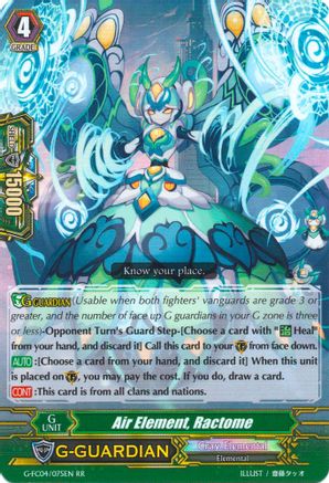 Air Element, Ractome [G-FC04 - G-FC04/075EN]