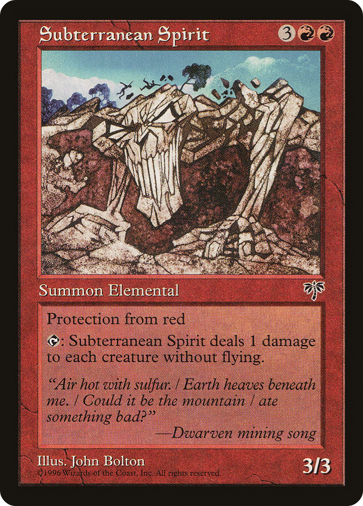 Subterranean Spirit [MIR - N/A]