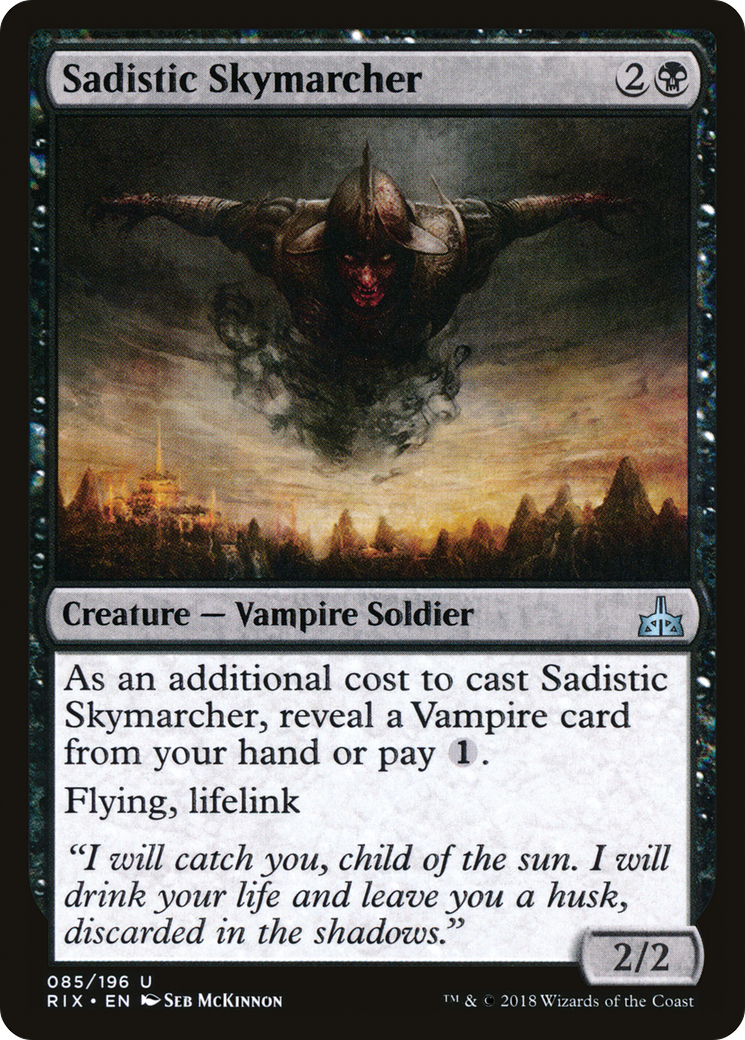 Sadistic Skymarcher [RIX - 85]