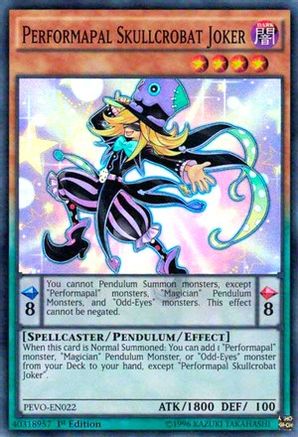 Performapal Skullcrobat Joker [PEVO - PEVO-EN022]