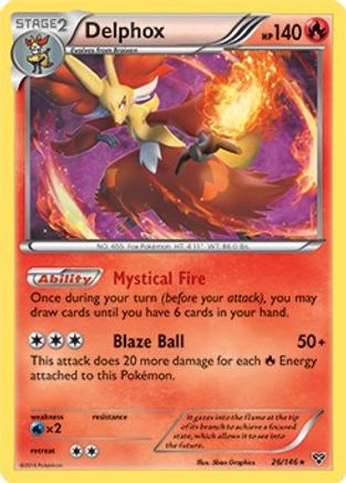 Delphox - 26/146 (XY Base Set) [PR - 026/146]