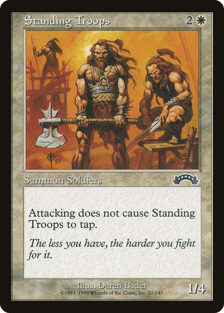 Standing Troops [EXO - 22]