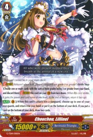 Chouchou, Lillinel (G-TD14/001EN) - G-TD14: Debut of the Divas