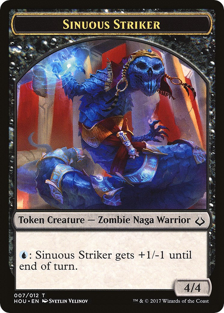 Sinuous Striker // Cat Double-Sided Token [HOU - 7 // 16]