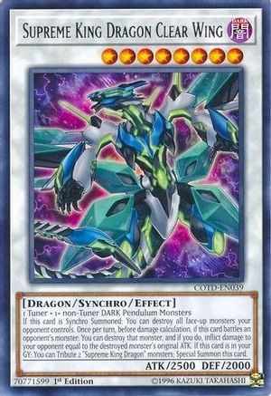 Supreme King Dragon Clear Wing [COTD - COTD-EN039]