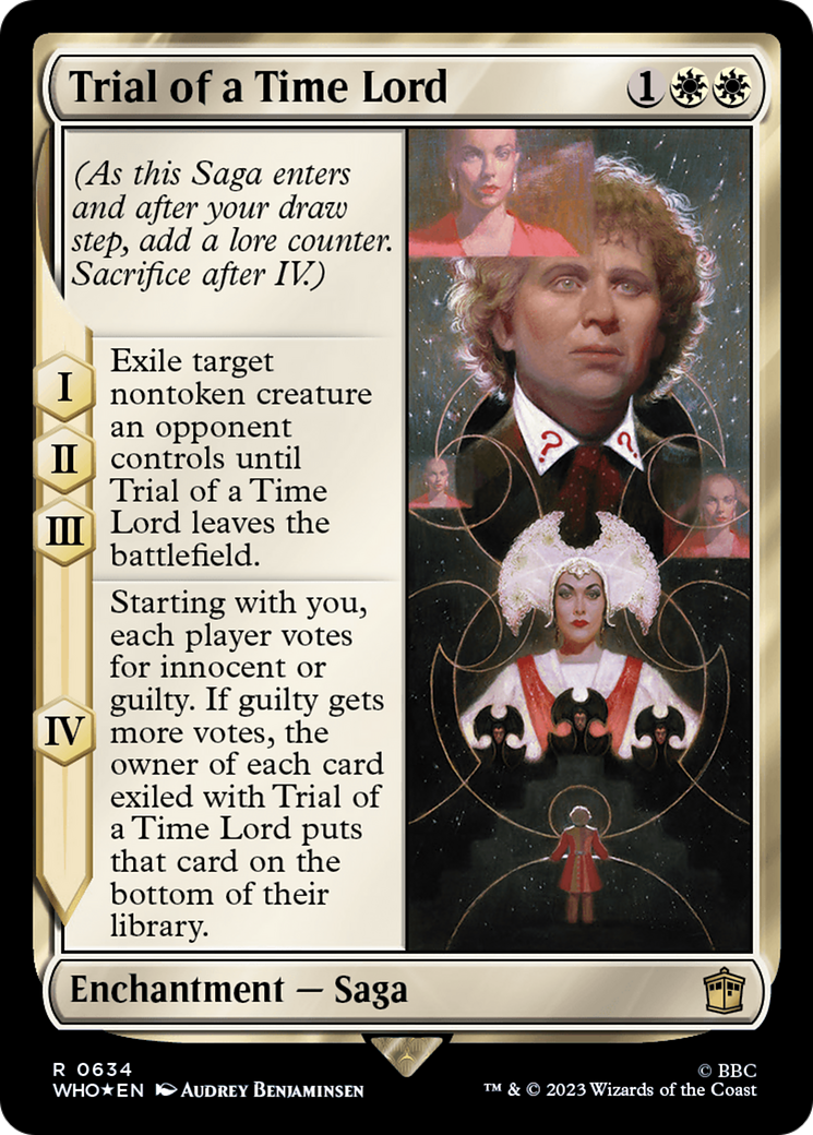 Trial of a Time Lord (Surge Foil) (WHO-634) - Doctor Who Foil