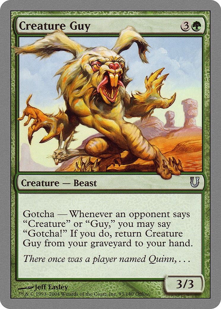 Creature Guy [UNH - 93]
