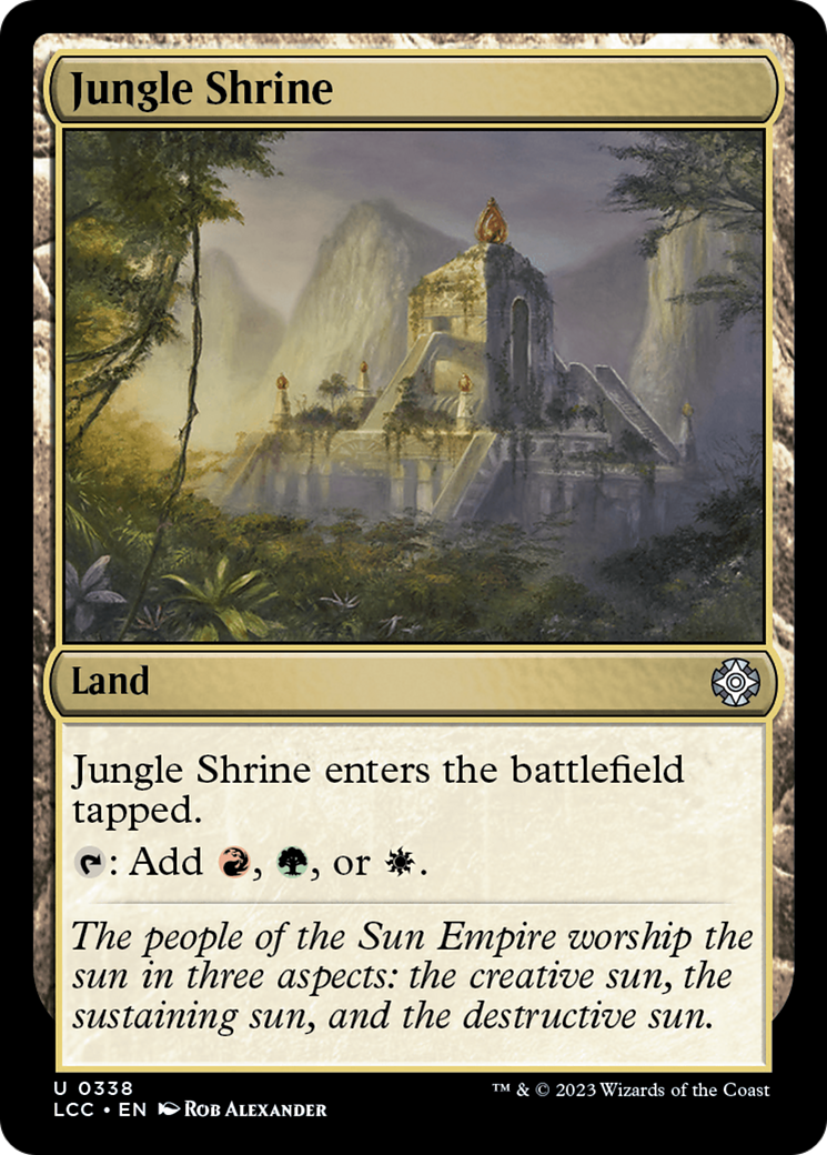 Jungle Shrine (LCC-338) - The Lost Caverns of Ixalan Commander