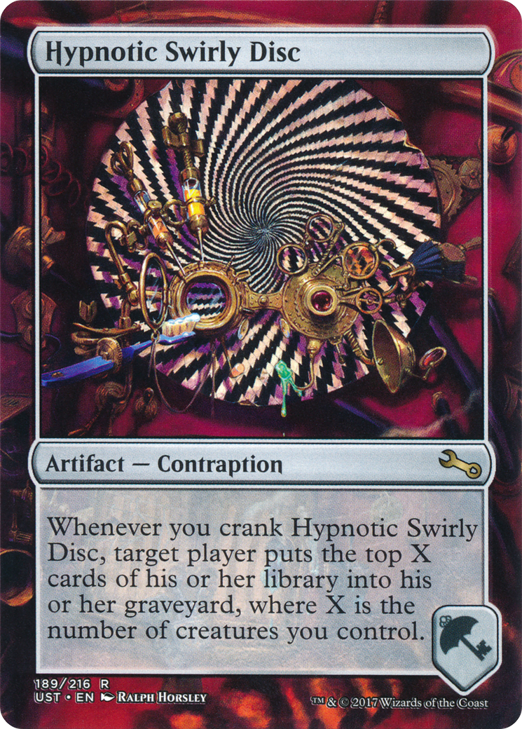 Hypnotic Swirly Disc [UST - 189]