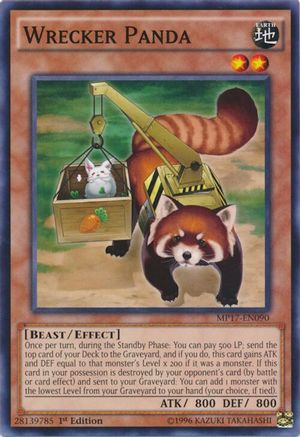 Wrecker Panda (MP17-EN090) - 2017 Mega-Tins Mega Pack 1st Edition