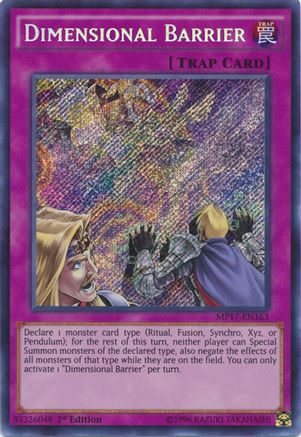 Dimensional Barrier [MP17 - MP17-EN163]