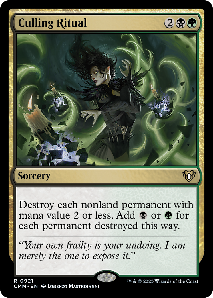 Culling Ritual [CMM - 921]