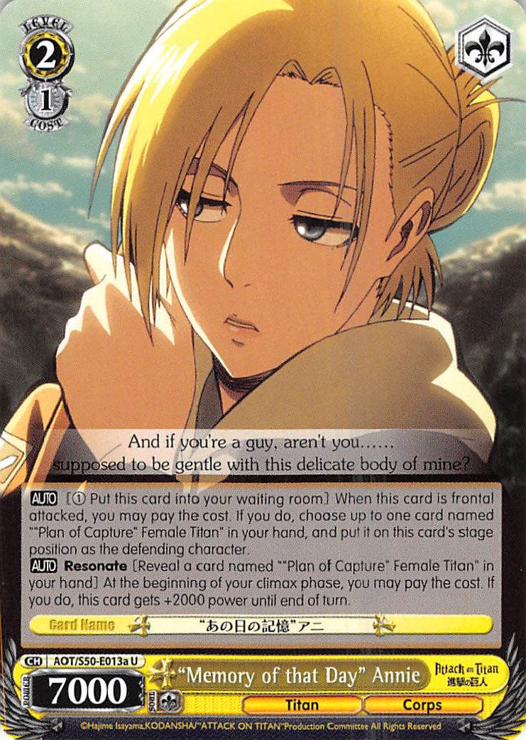 "Memory of that Day" Annie (A) [AOT/S50 - AOT/S50-E013a U]