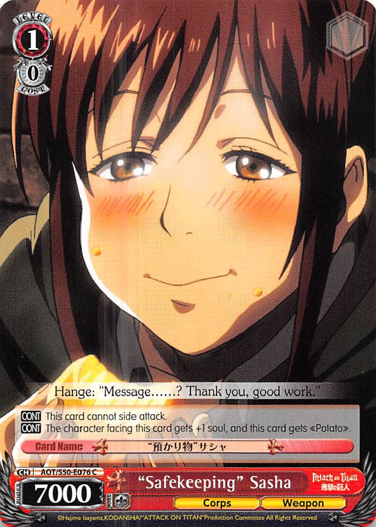 "Safekeeping" Sasha [AOT/S50 - AOT/S50-E076 C]