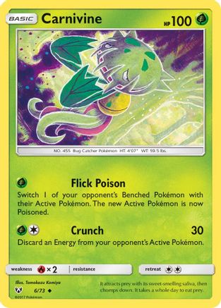 Carnivine 006/73  Shining Legends - Uncommon