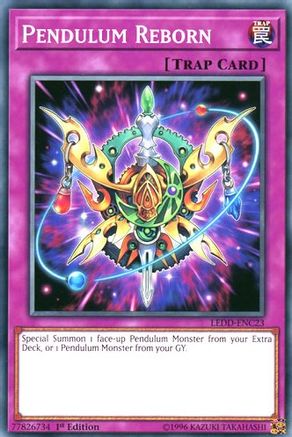 Pendulum Reborn (LEDD-ENC23) - Legendary Dragon Decks 1st Edition