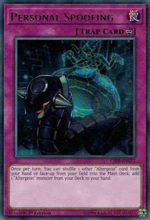 Personal Spoofing [CIBR - CIBR-EN072]