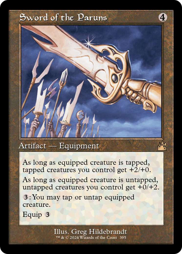 Sword of the Paruns (Retro Frame) [RVR - 395]