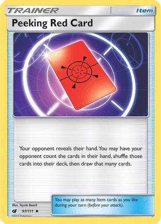 Peeking Red Card [SM04 - 97/111]