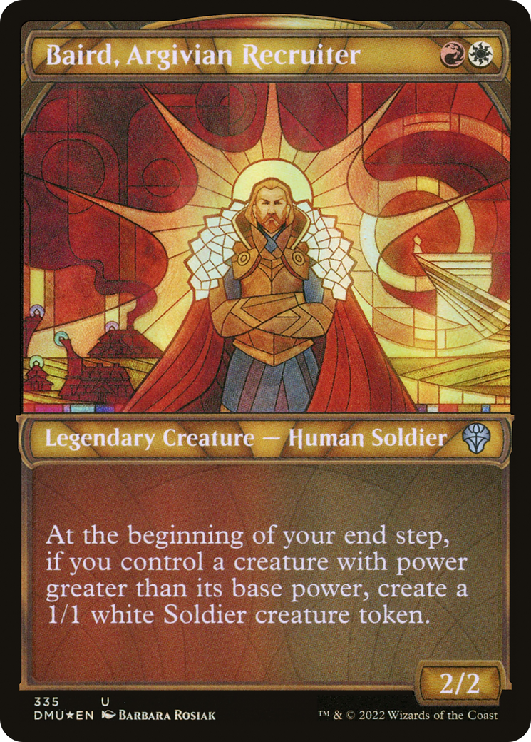 Baird, Argivian Recruiter (Textured Foil) [DMU - 335]