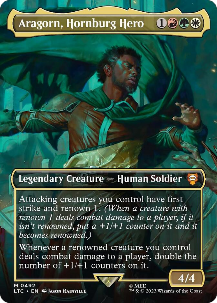 Aragorn, Hornburg Hero (Borderless) [LTC - 492]