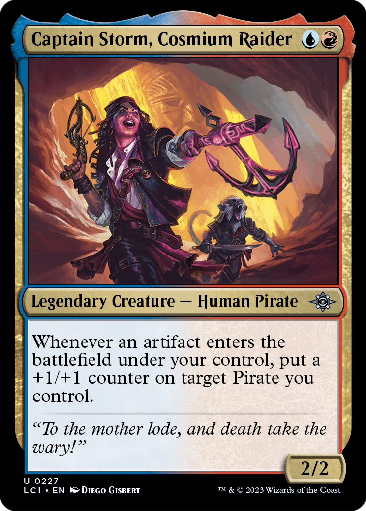 Captain Storm, Cosmium Raider (LCI-227) - The Lost Caverns of Ixalan