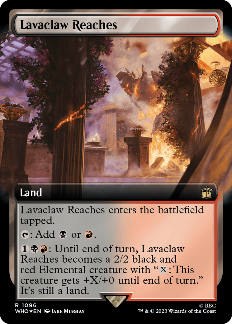 Lavaclaw Reaches (Extended Art) (Surge Foil) [WHO - 1096]