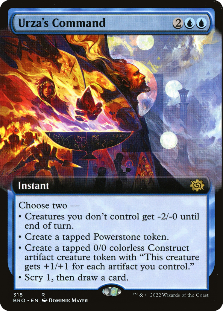 Urza's Command (Extended Art) [BRO - 318]
