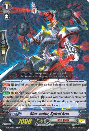 Star-vader, Spiral Arm (G-CB06/026EN) - G-CB06: Rondeau of Chaos and Salvation