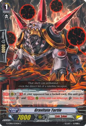Gravitate Turtle (G-CB06/034EN) - G-CB06: Rondeau of Chaos and Salvation