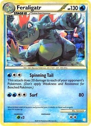 Feraligatr - 20/123 (Cracked Ice Holo) [PR - 020/123]