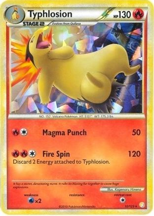 Typhlosion - 32/123 (Cracked Ice Holo) [PR - 032/123]