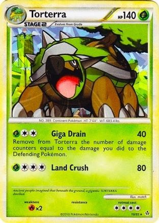 Torterra - 10/95 (Cracked Ice Holo) [PR - 010/095]