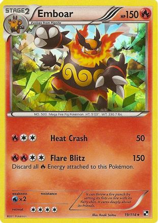 Emboar - 19/114 (Cracked Ice Holo) [PR - 019/114]