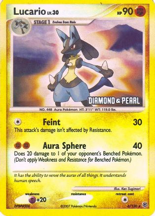 Lucario - 6/130 [Diamond & Pearl] [BKP - 006/130]