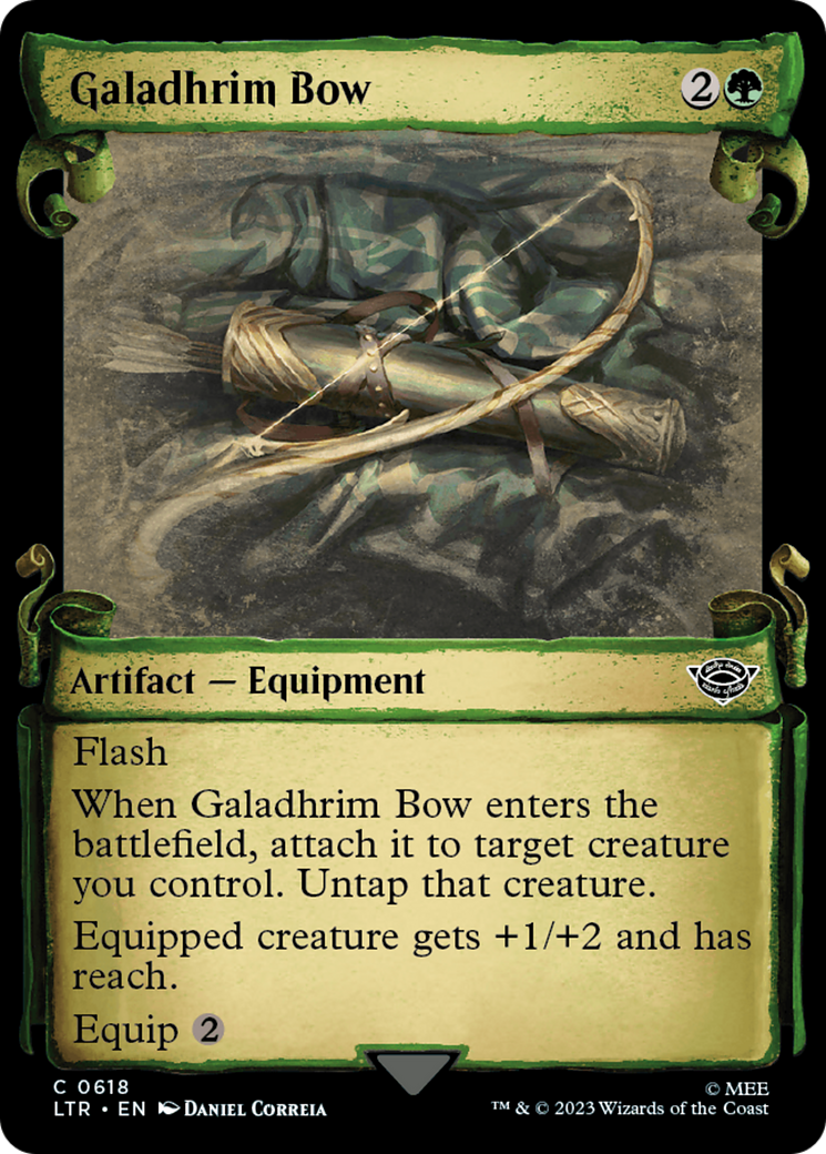 Galadhrim Bow (Showcase Scrolls) [LTR - 618]
