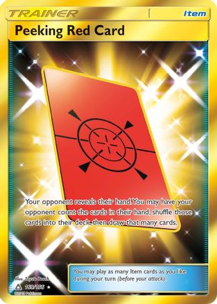 Peeking Red Card (Secret Rare) [SM05 - 169/156]