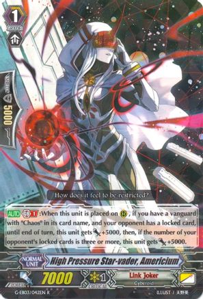 High Pressure Star-vader, Americium (G-EB03/042EN) - G-EB03: The GALAXY STAR GATE