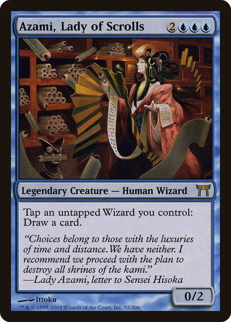 Azami, Lady of Scrolls [CHK - 52]