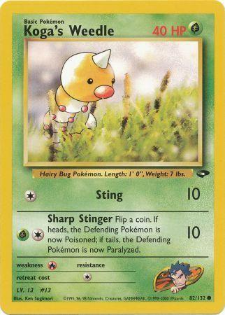 Koga's Weedle [G2 - 082/132]