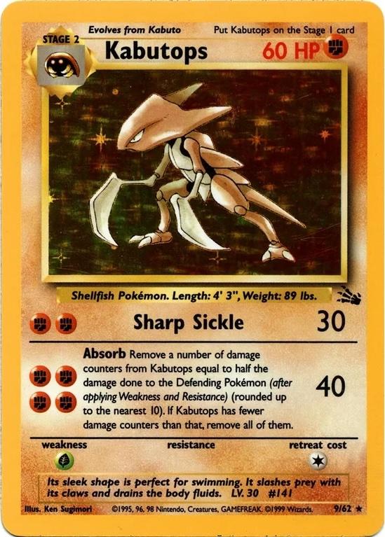 Kabutops (9) [FO - 09/62]