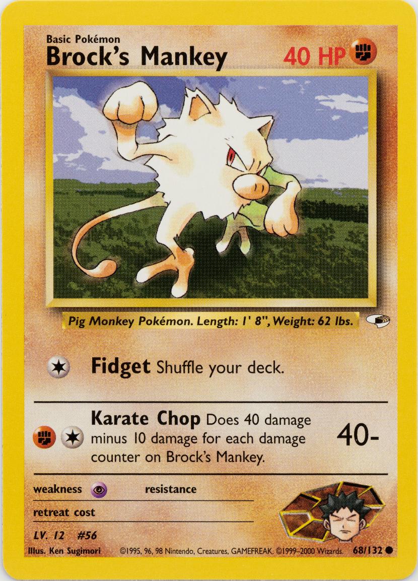 Brock's Mankey (68) [G1 - 068/132]