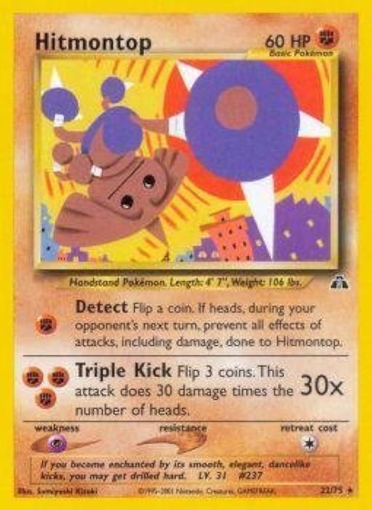 Hitmontop (22) [N2 - 22/75]