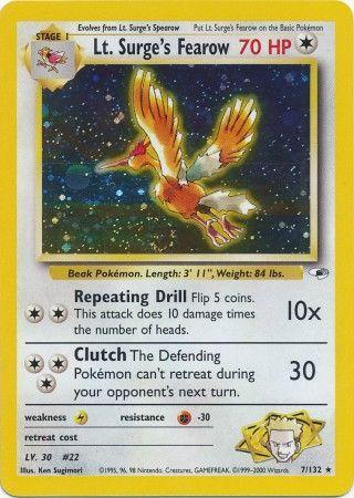 Lt. Surge's Fearow [G1 - 007/132]