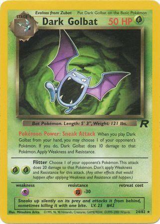 Dark Golbat (24) 024  - Unlimited Team Rocket - Rare