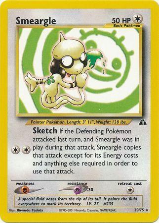 Smeargle (30) 030  - Unlimited Neo Discovery - Rare