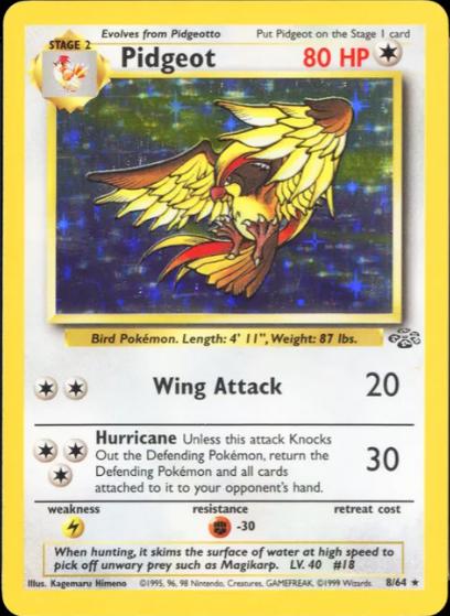 Pidgeot (8) [JU - 08/64]