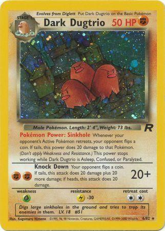 Dark Dugtrio (6) [TR - 06/82]